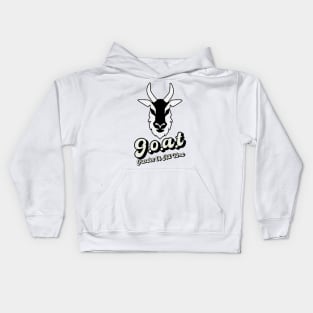 GOAT - Greatest of All Time Kids Hoodie